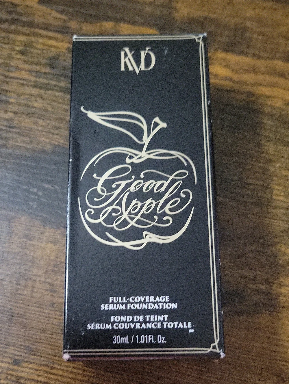 NIB KVD Good Apple Full-Coverage Serum Foundation - Deep 094